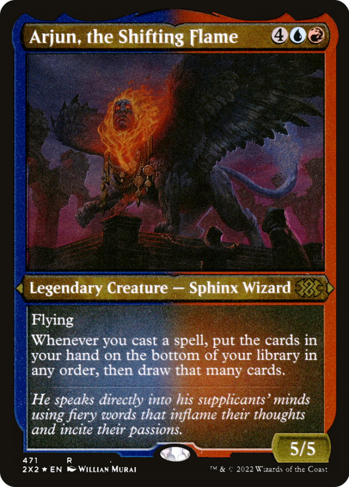 Arjun, the Shifting Flame ( Etched Foil )