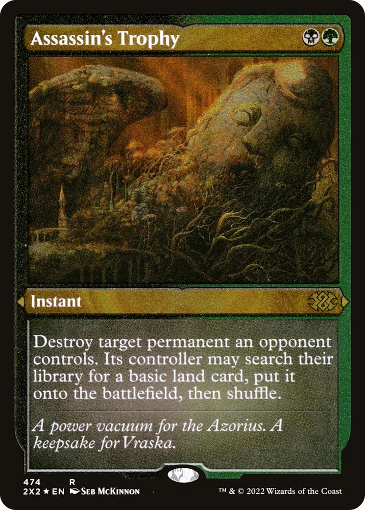 Assassin's Trophy ( Etched Foil )