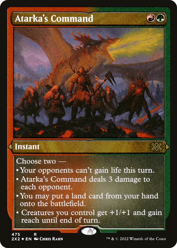 Atarka's Command ( Etched Foil )