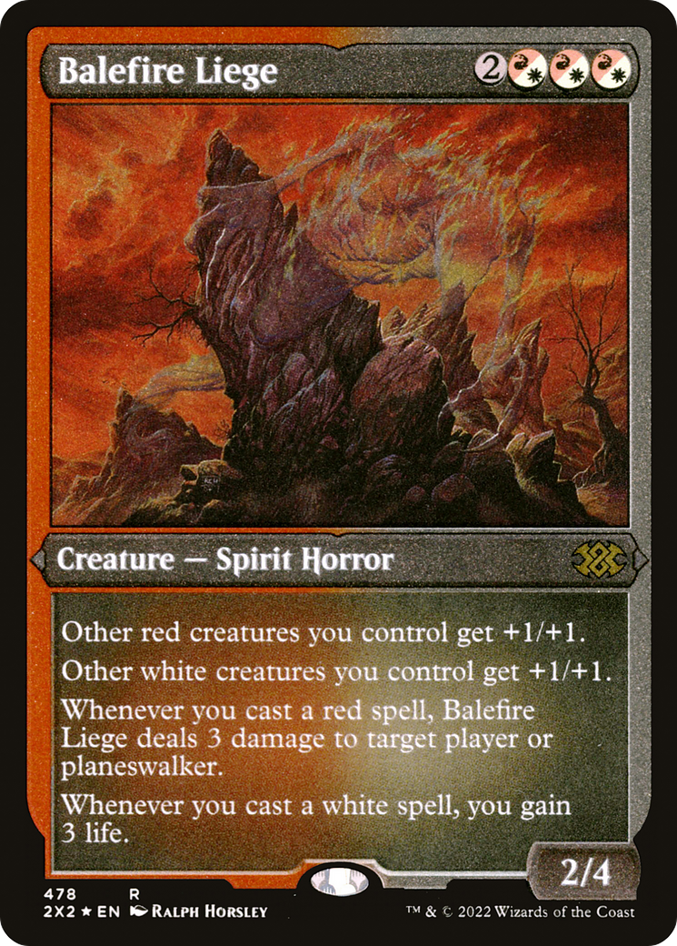 Balefire Liege ( Etched Foil )