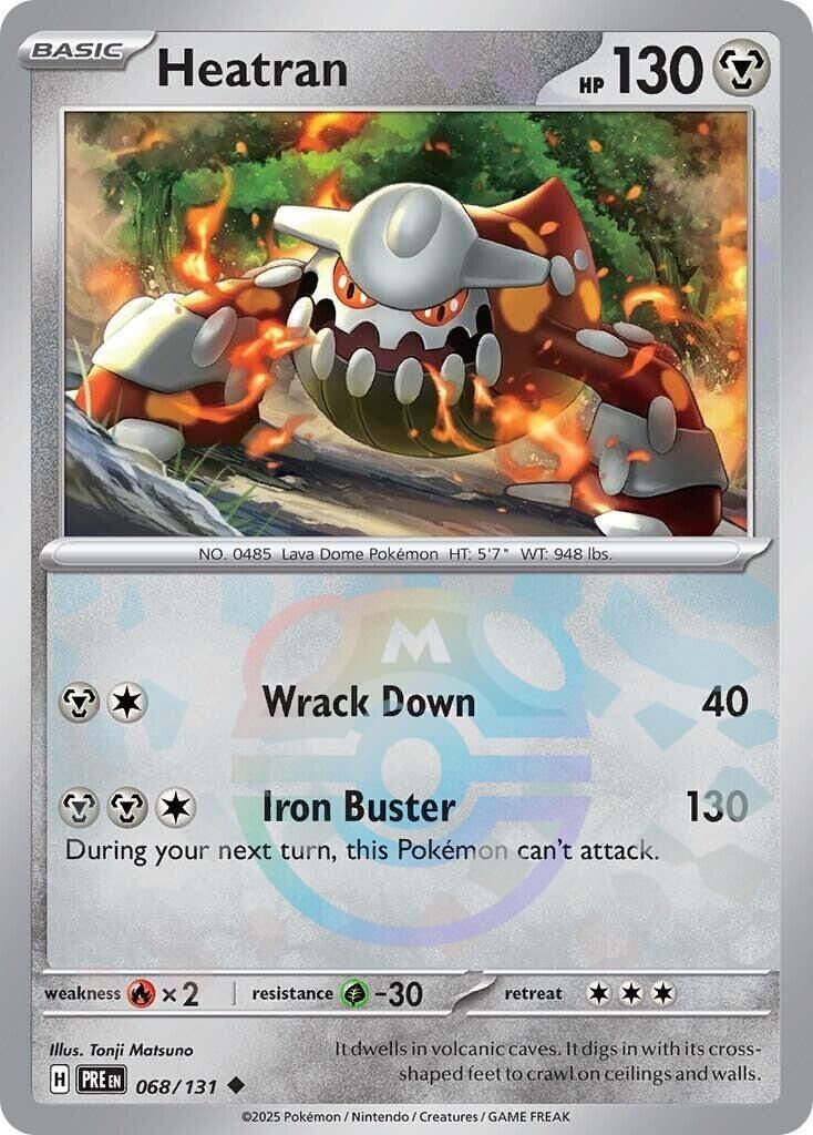 Heatran [Master Ball] 068/143 - Prismatic Evolutions