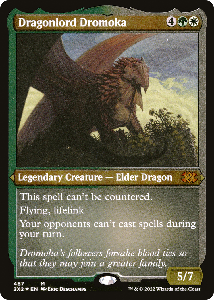 Dragonlord Dromoka ( Etched Foil )