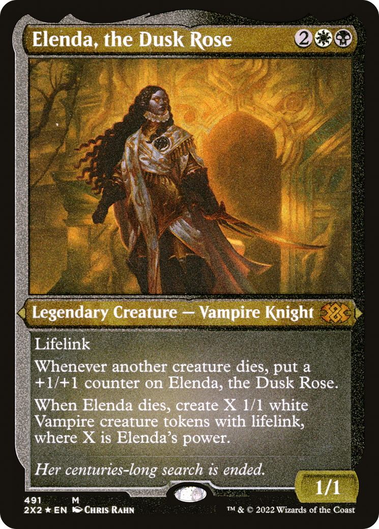 Elenda, the Dusk Rose ( Etched Foil )