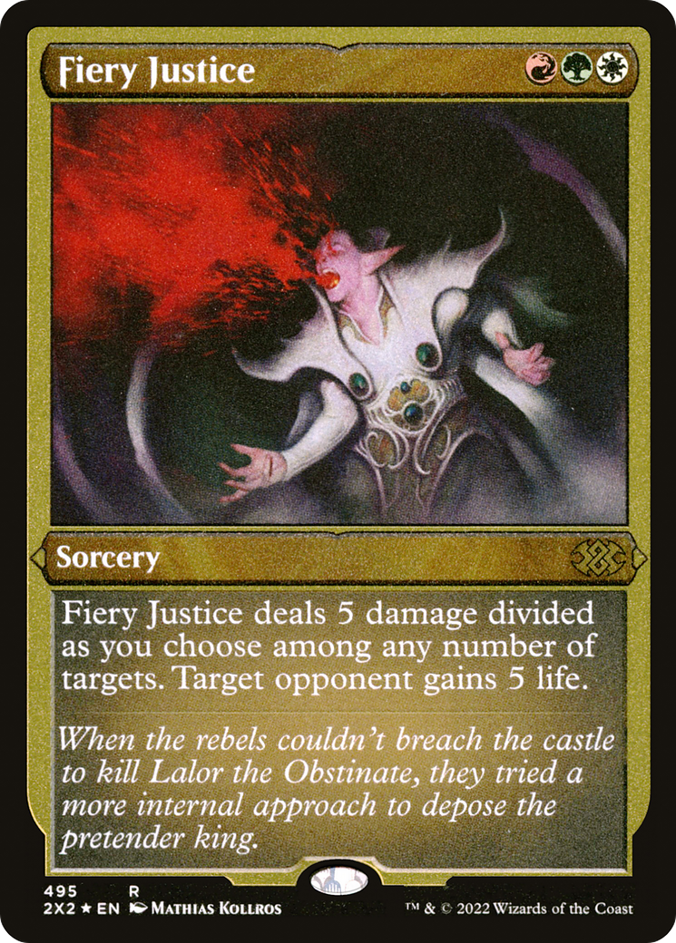 Fiery Justice ( Etched Foil )
