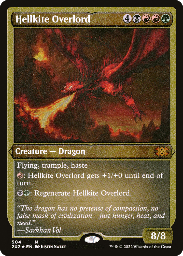 Hellkite Overlord ( Etched Foil )