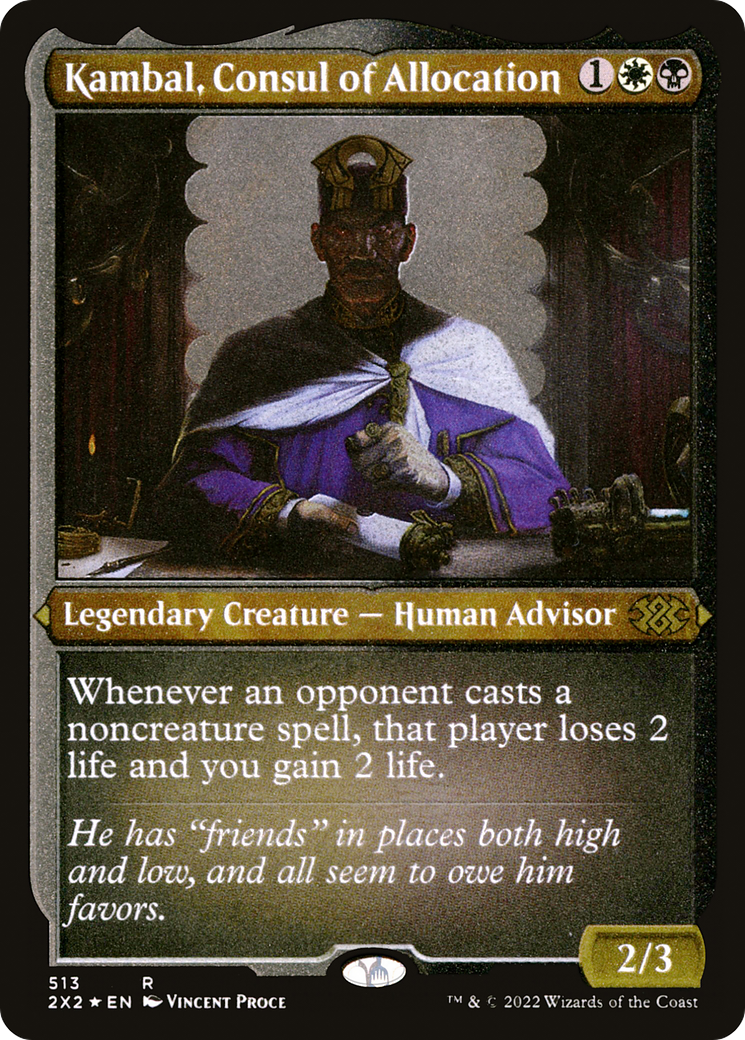Kambal, Consul of Allocation ( Etched Foil )