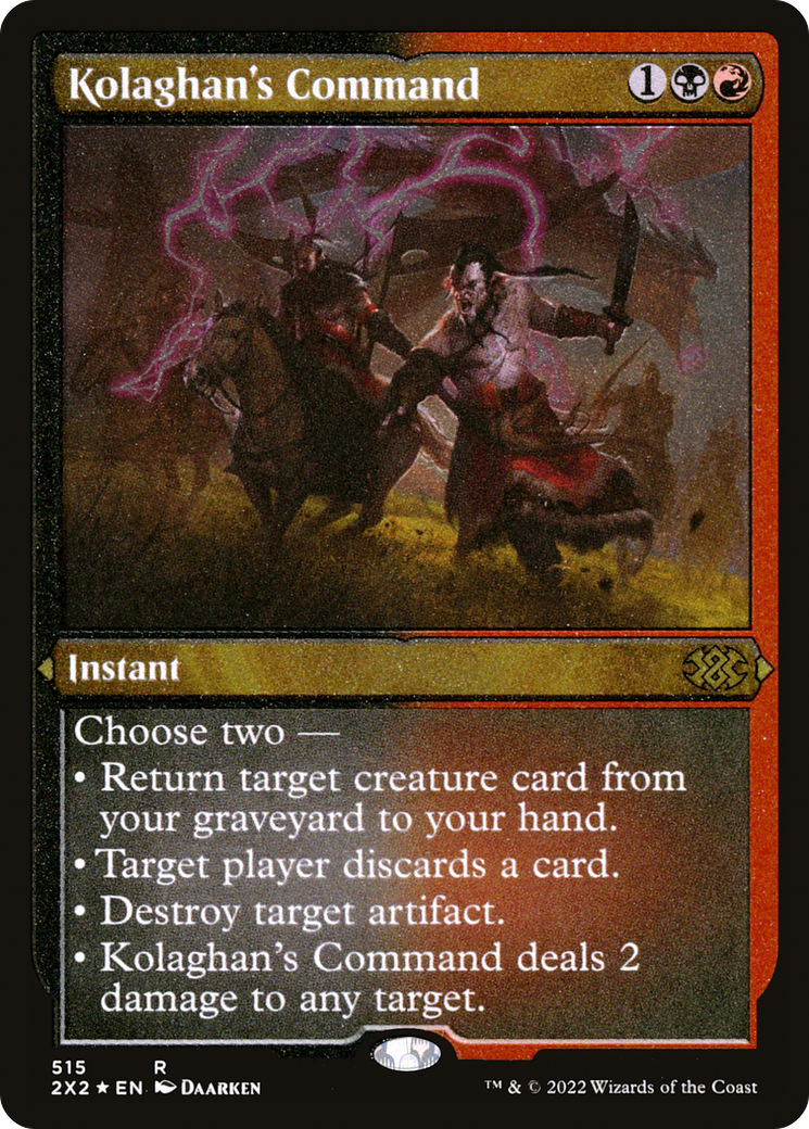 Kolaghan's Command ( Etched Foil )