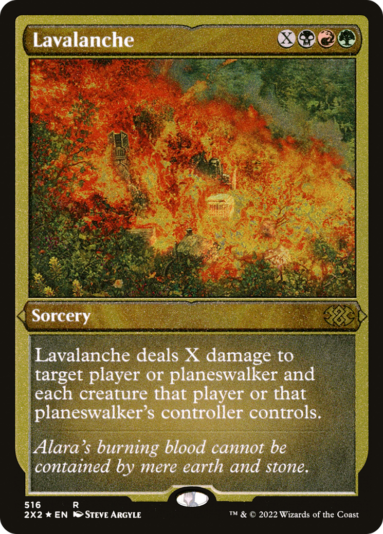 Lavalanche ( Etched Foil )
