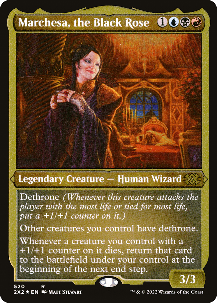 Marchesa, the Black Rose ( Etched Foil )