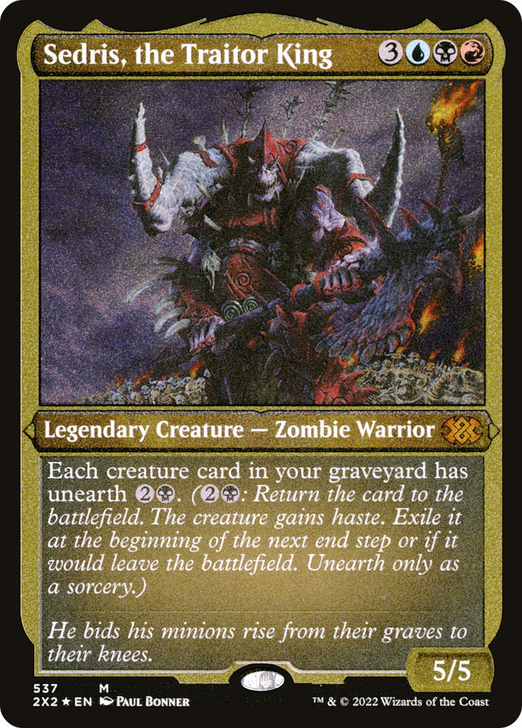 Sedris, the Traitor King ( Etched Foil )