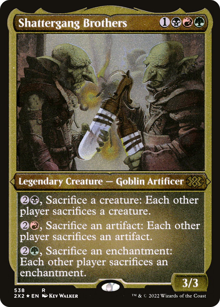 Shattergang Brothers ( Etched Foil )