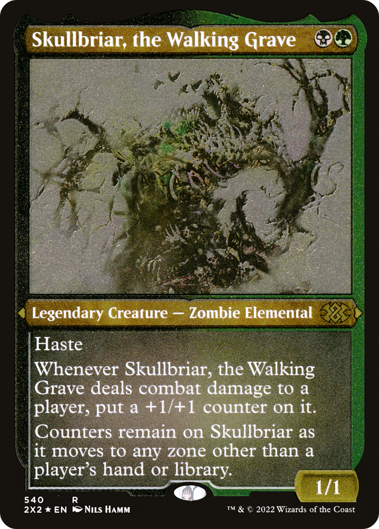 Skullbriar, the Walking Grave ( Etched Foil )