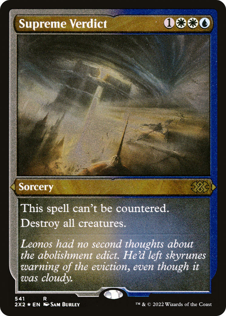 Supreme Verdict ( Etched Foil )