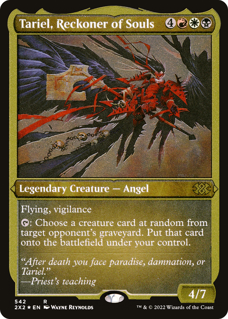 Tariel, Reckoner of Souls ( Etched Foil )