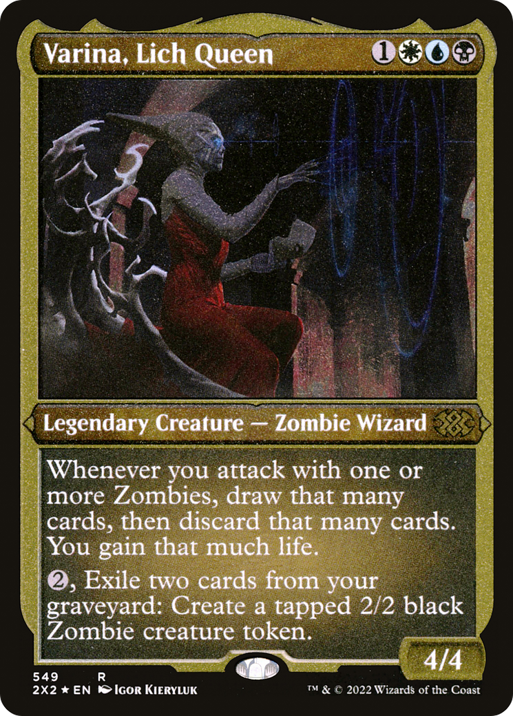 Varina, Lich Queen ( Etched Foil )