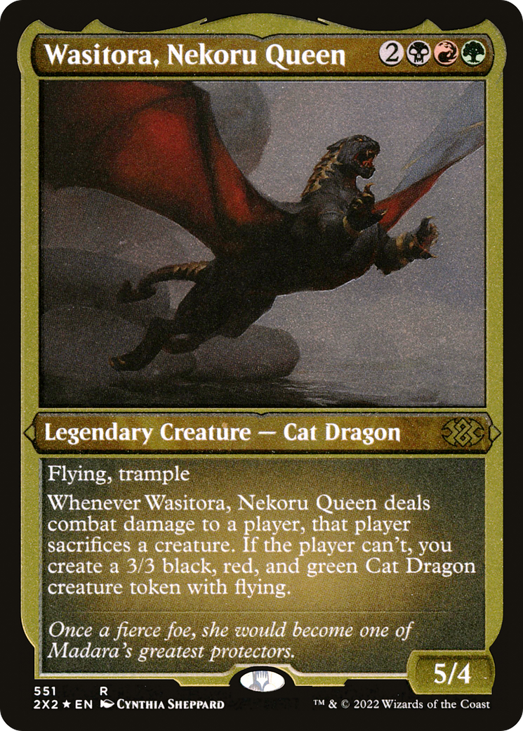 Wasitora, Nekoru Queen ( Etched Foil )