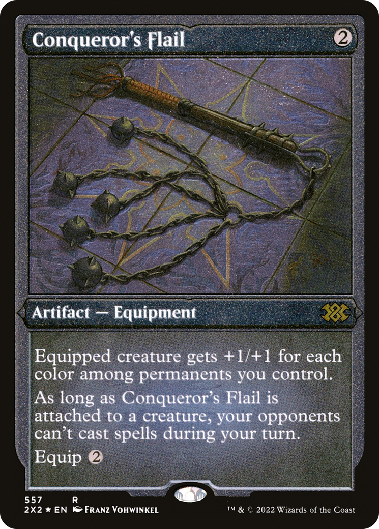 Conqueror's Flail ( Etched Foil )