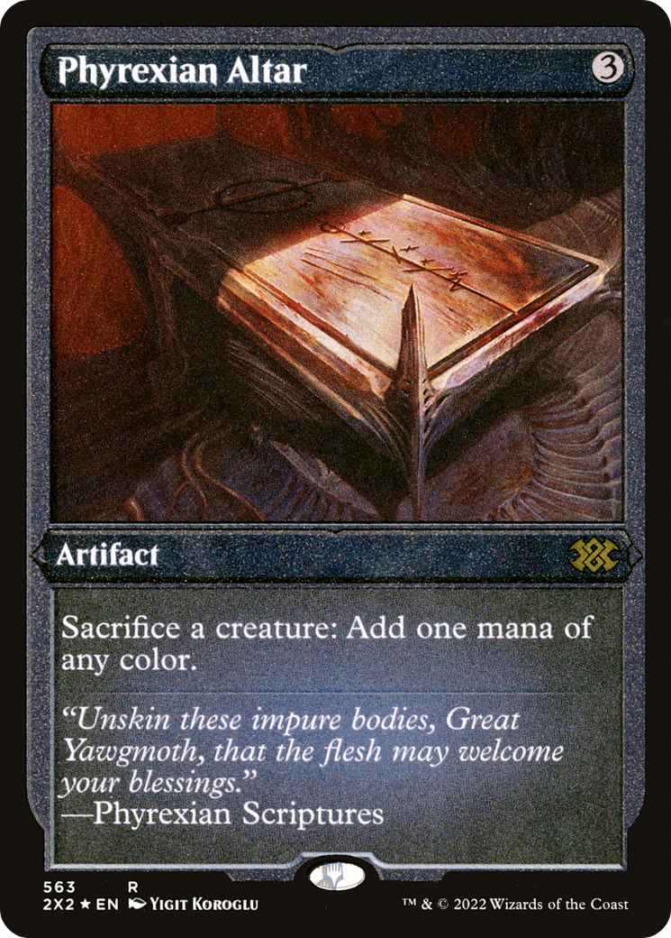 Phyrexian Altar ( Etched Foil )