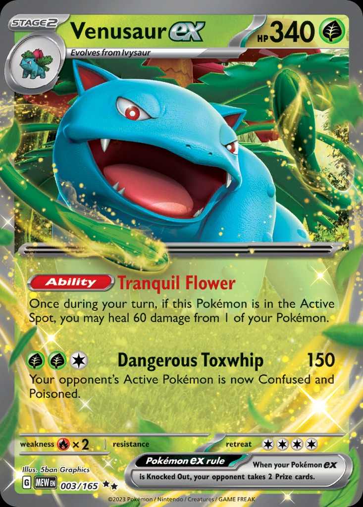 Venusaur ex 003/165 - Scarlet&Violet 151