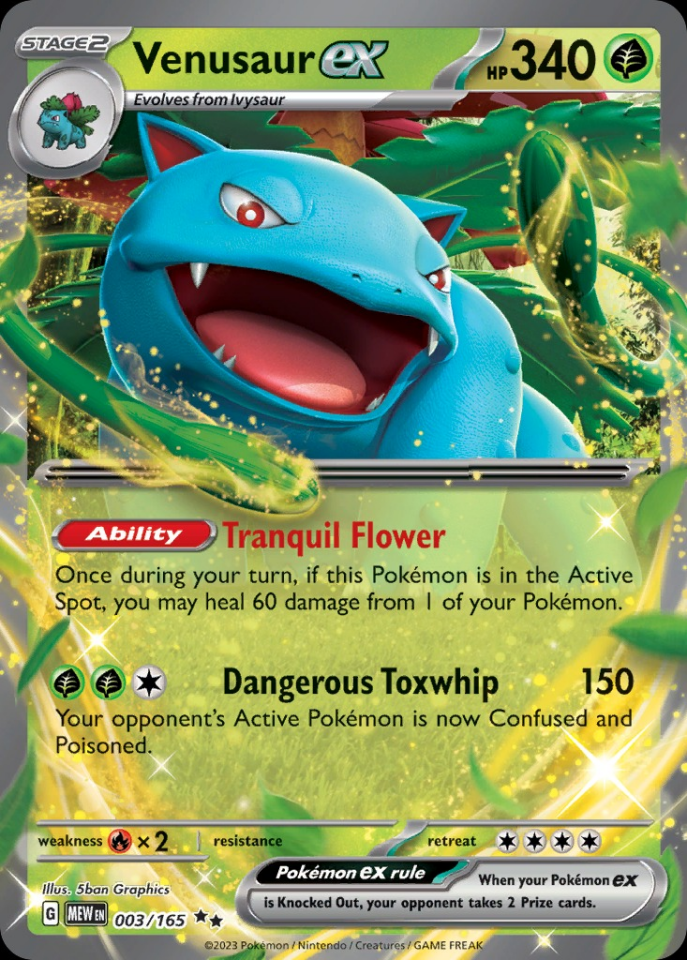 Venusaur ex 003/165 - Scarlet&Violet 151