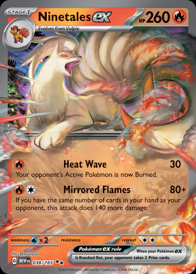 Ninetales ex 038/165 - Scarlet&Violet 151