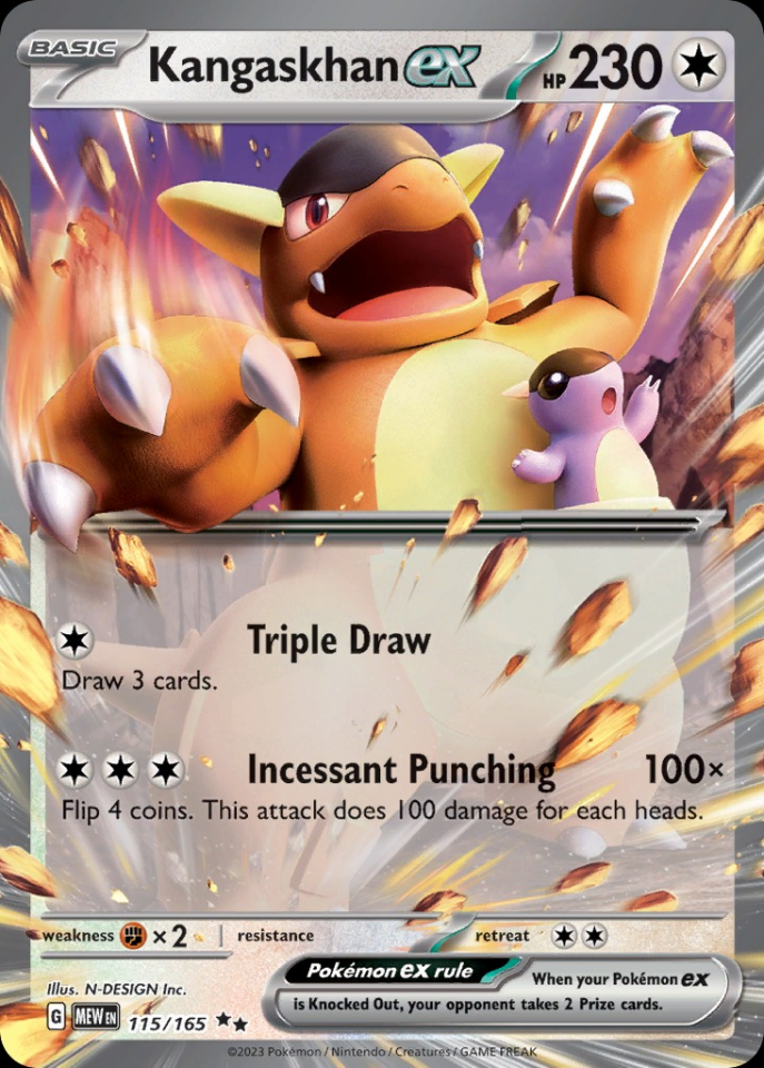 Kangaskhan ex 115/165 - Scarlet&Violet 151