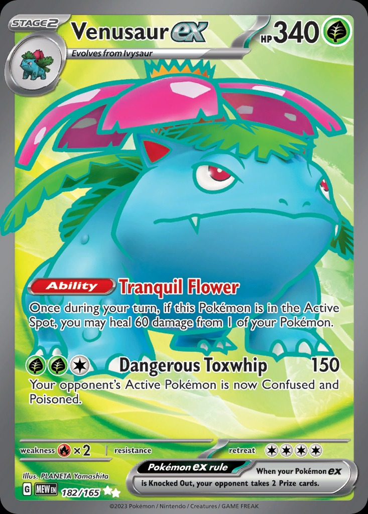 Venusaur ex 182/165 - Scarlet&Violet 151