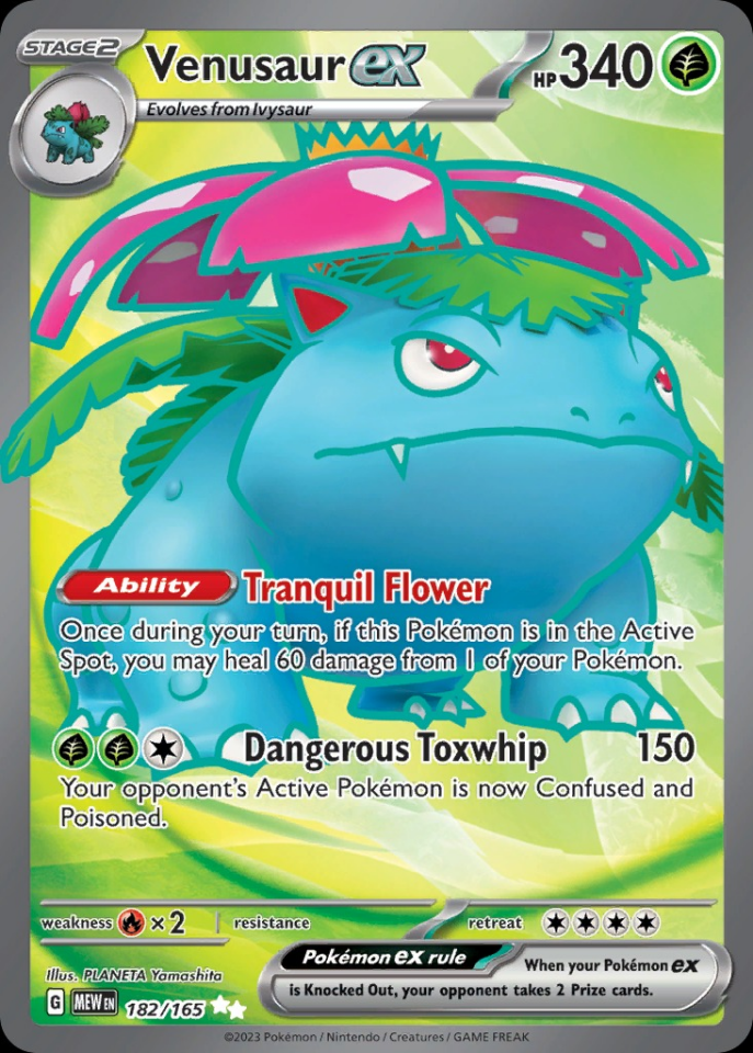 Venusaur ex 182/165 - Scarlet&Violet 151